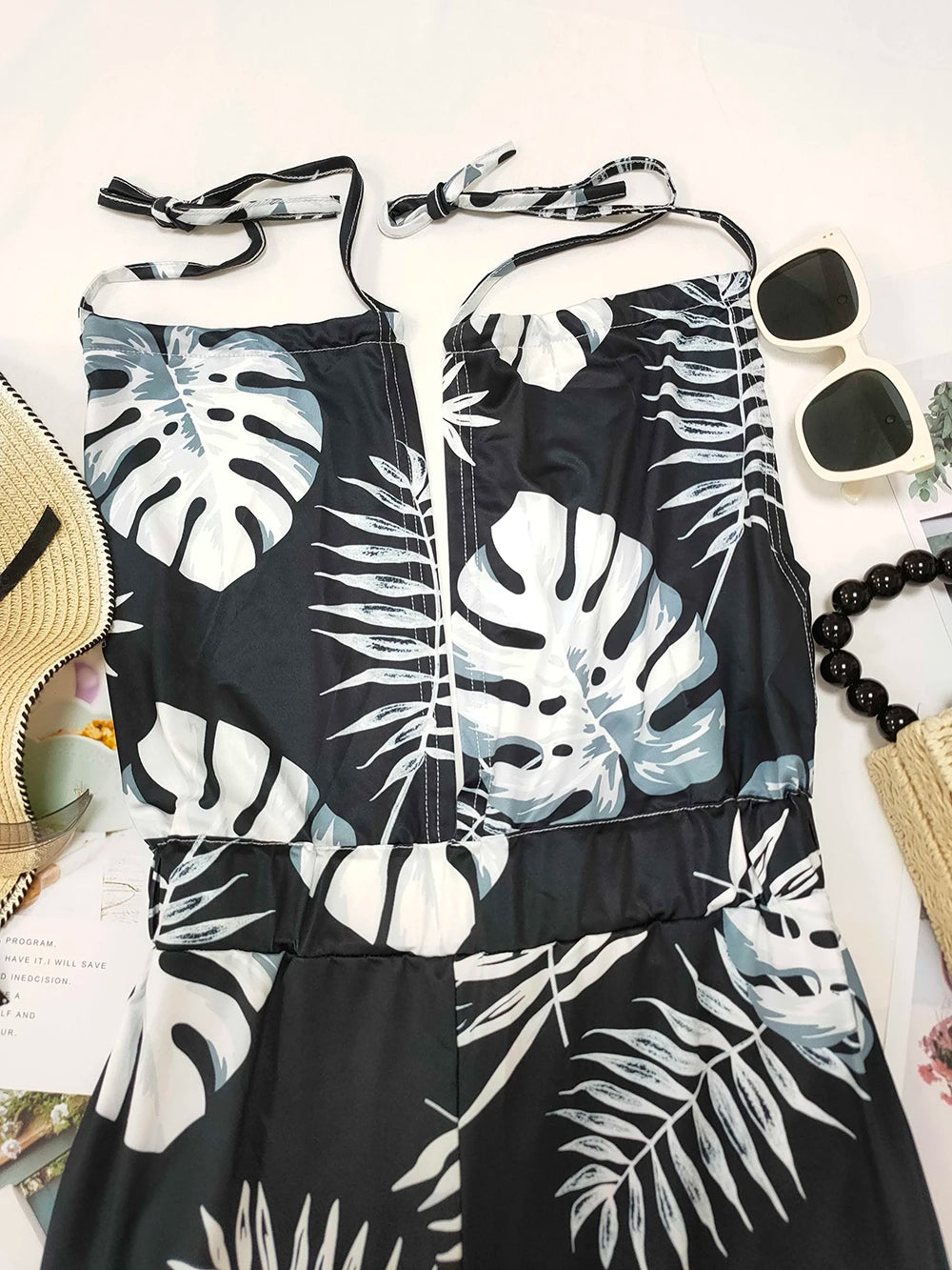 women's jumpsuit with v-neck