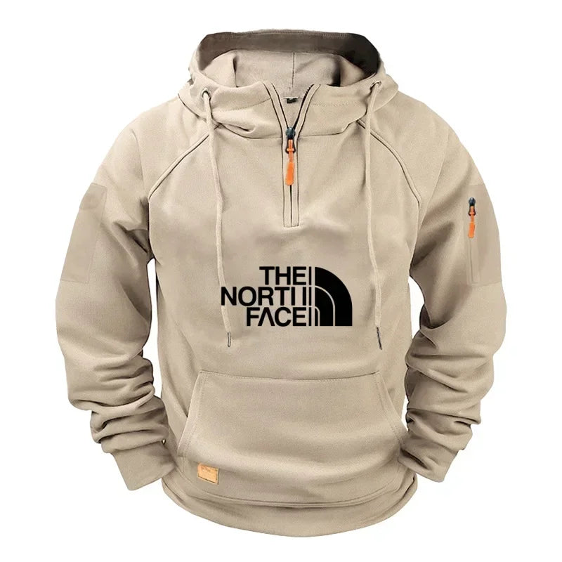 Men’s casual long-sleeve hooded sweatshirt. Comfortable, sporty, and stylish — perfect for autumn and winter.