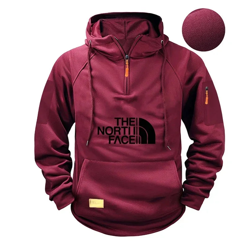 Men’s casual long-sleeve hooded sweatshirt. Comfortable, sporty, and stylish — perfect for autumn and winter.