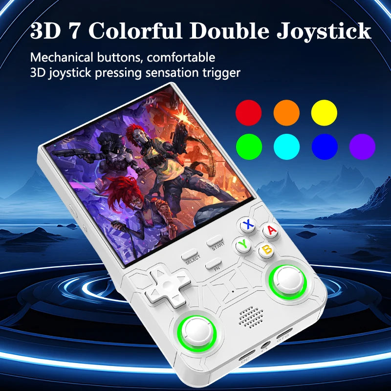 R36 Ultra 2025 Open Source R36S Video Game Console Linux System 4.0 Inch IPS Screen  Portable Pocket Video Player 64G best Games