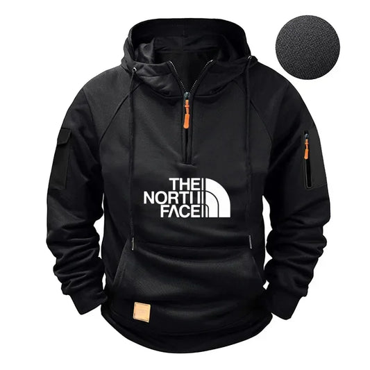 Men’s casual long-sleeve hooded sweatshirt. Comfortable, sporty, and stylish — perfect for autumn and winter.