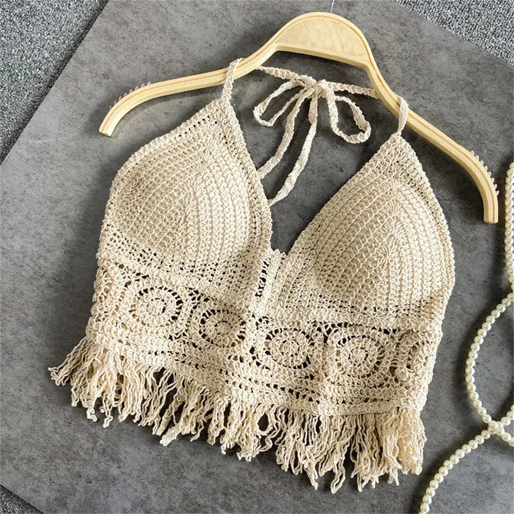 Boho vibes with a modern twist — the perfect crochet top for sun-soaked days and summer nights.