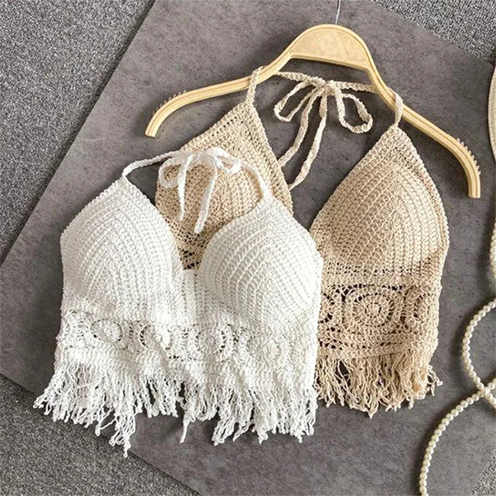 Boho vibes with a modern twist — the perfect crochet top for sun-soaked days and summer nights.