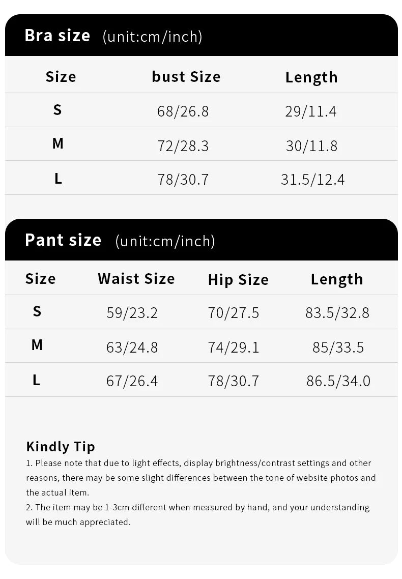 2-piece women's fitness set – high-waist leggings and sports top.