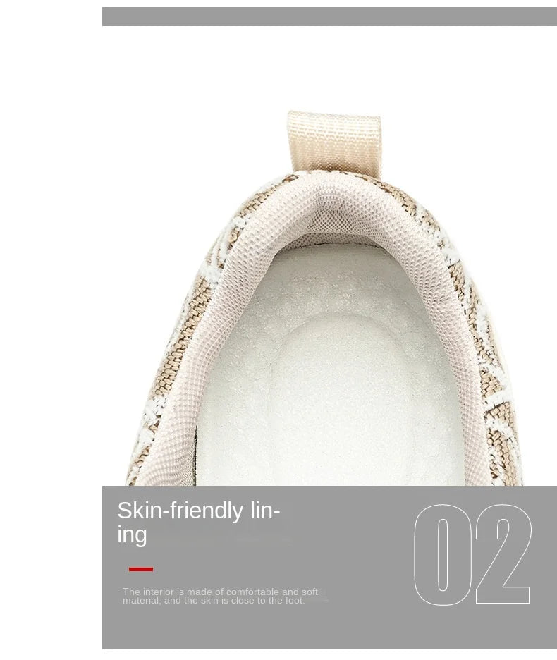 "2025 Men's Canvas Sneakers – Stylish, Durable, Non-slip."