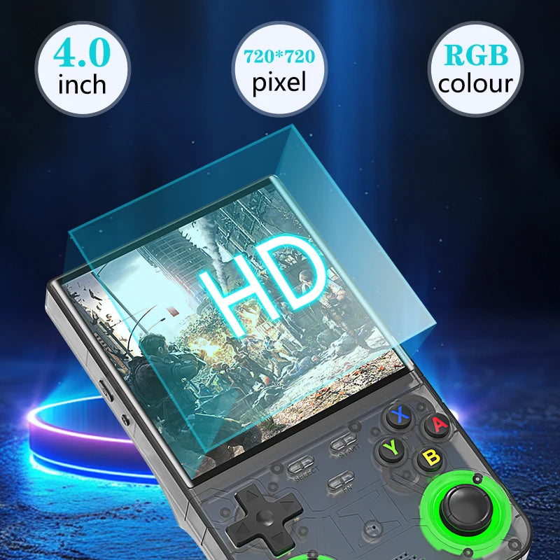 R36 Ultra 2026 🎮 Portable Linux console with a 4.0" IPS screen and 64GB of the best retro games. Play anywhere, anytime.