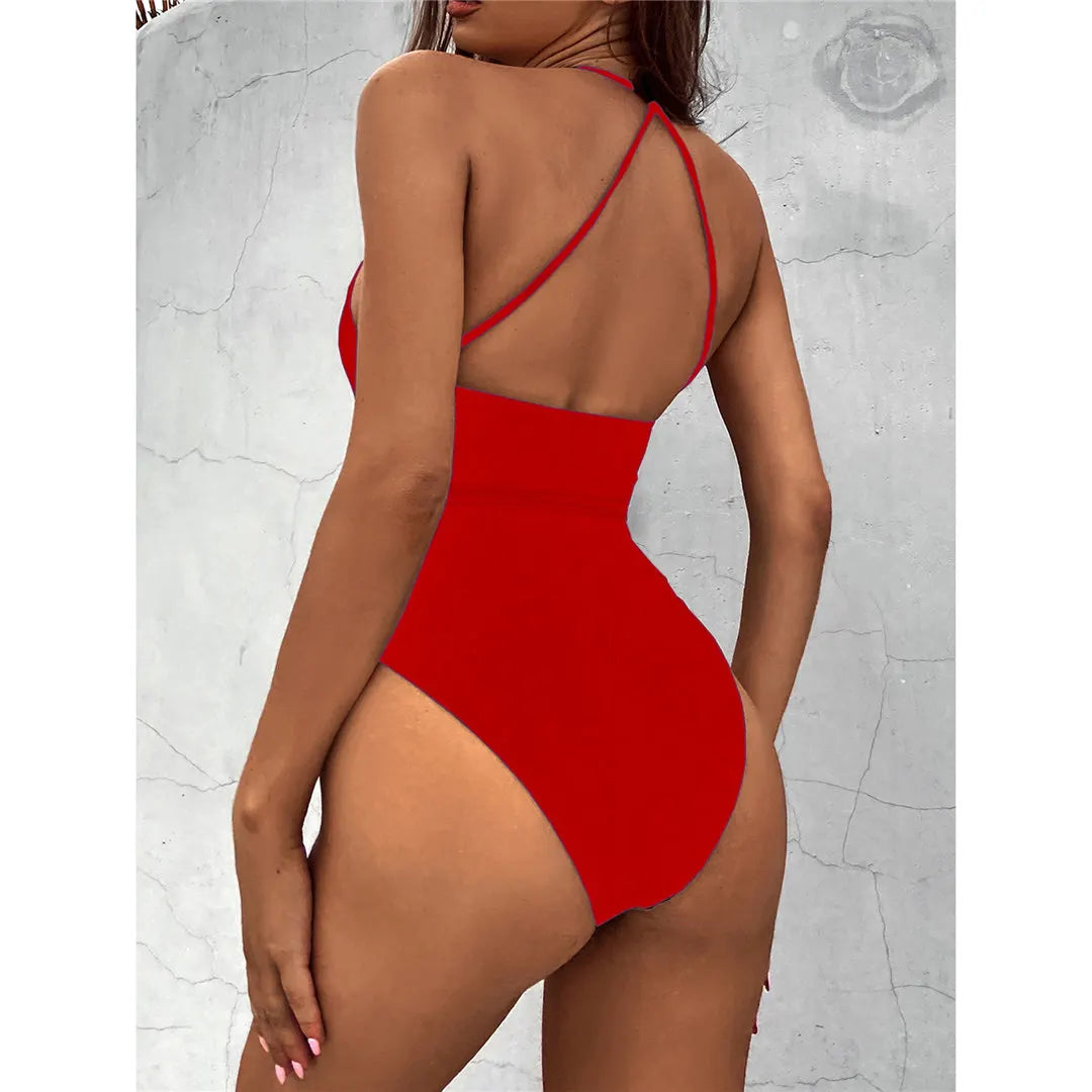 Wrap-Around Backless One-Piece Swimsuit | Padded Monokini