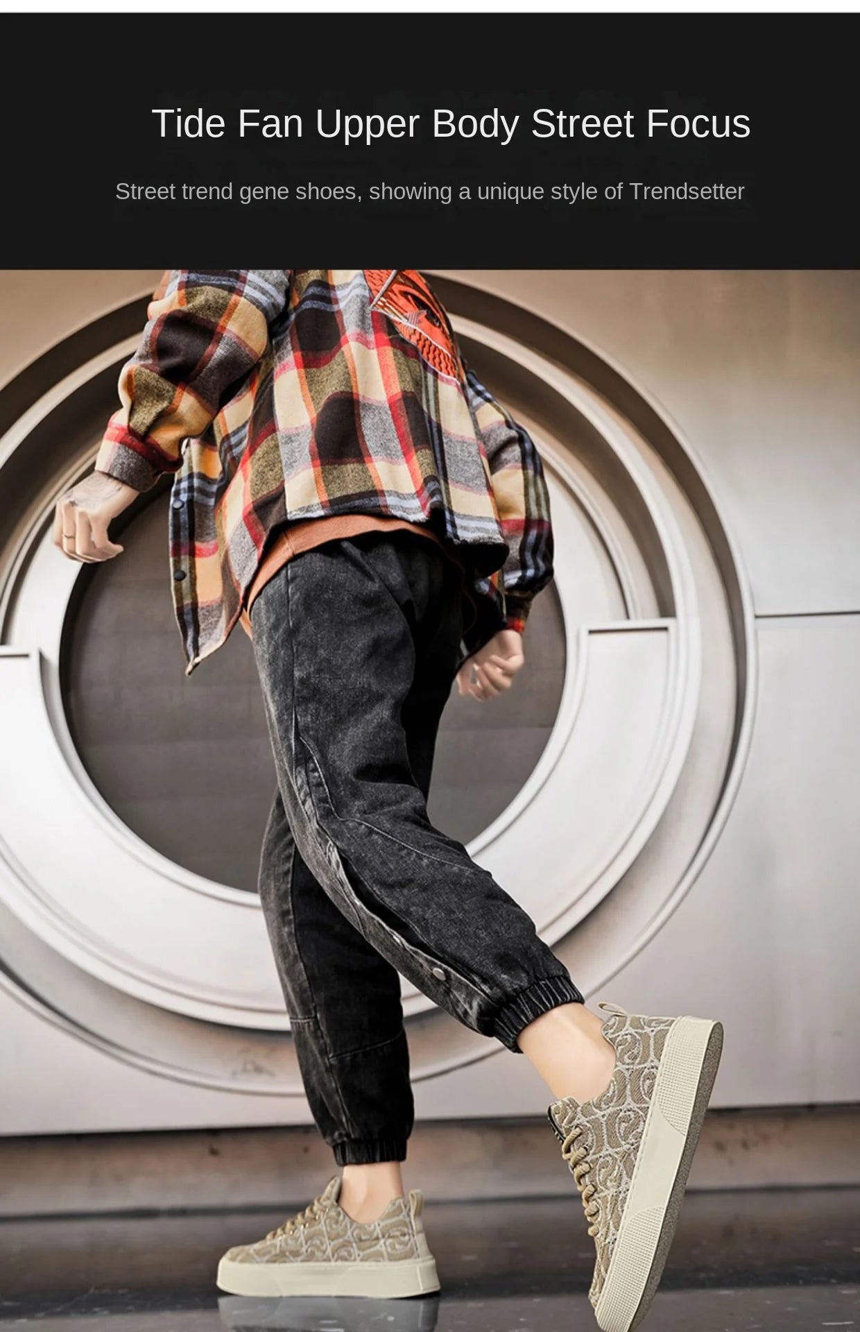 "2025 Men's Canvas Sneakers – Stylish, Durable, Non-slip."