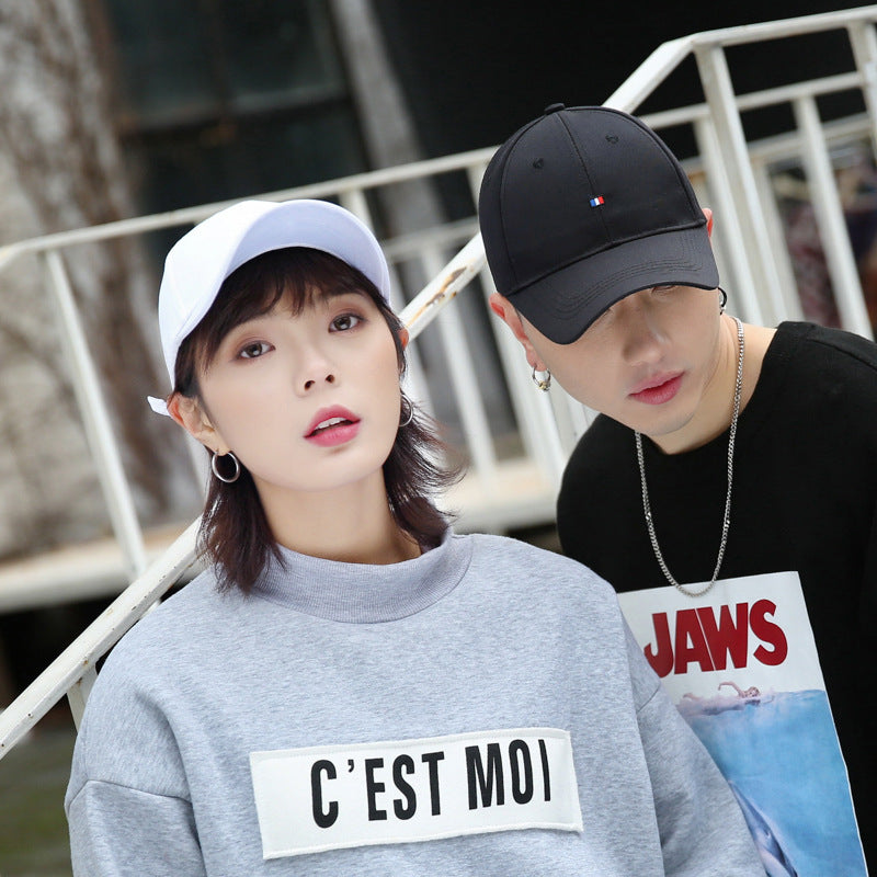 Novo estilo coreano moda bordado boné de beisebol