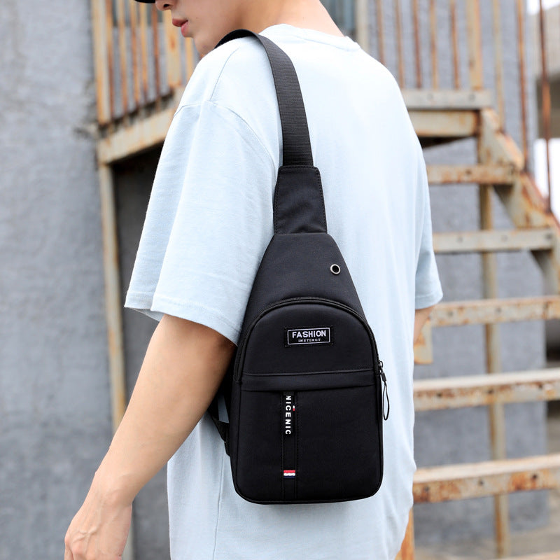 Bolsa mensageiro masculina casual esportes ao ar livre multifuncional