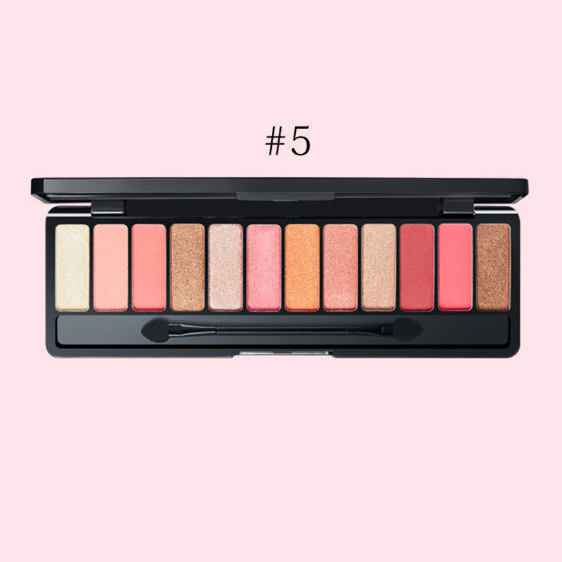 Paleta de sombras para iniciantes de 12 cores, maquiagem nude