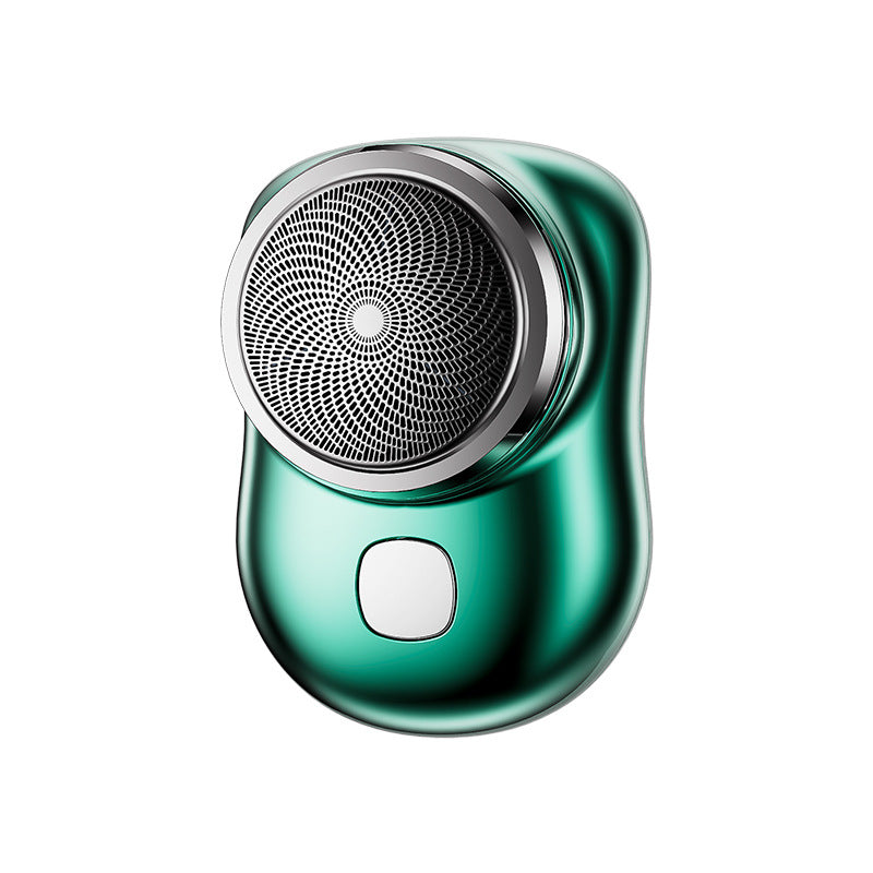 Mini barbeadores faciais portáteis sem fio barbeador elétrico recarregável USB molhado e seco indolor máquina de barbear de tamanho pequeno para homens