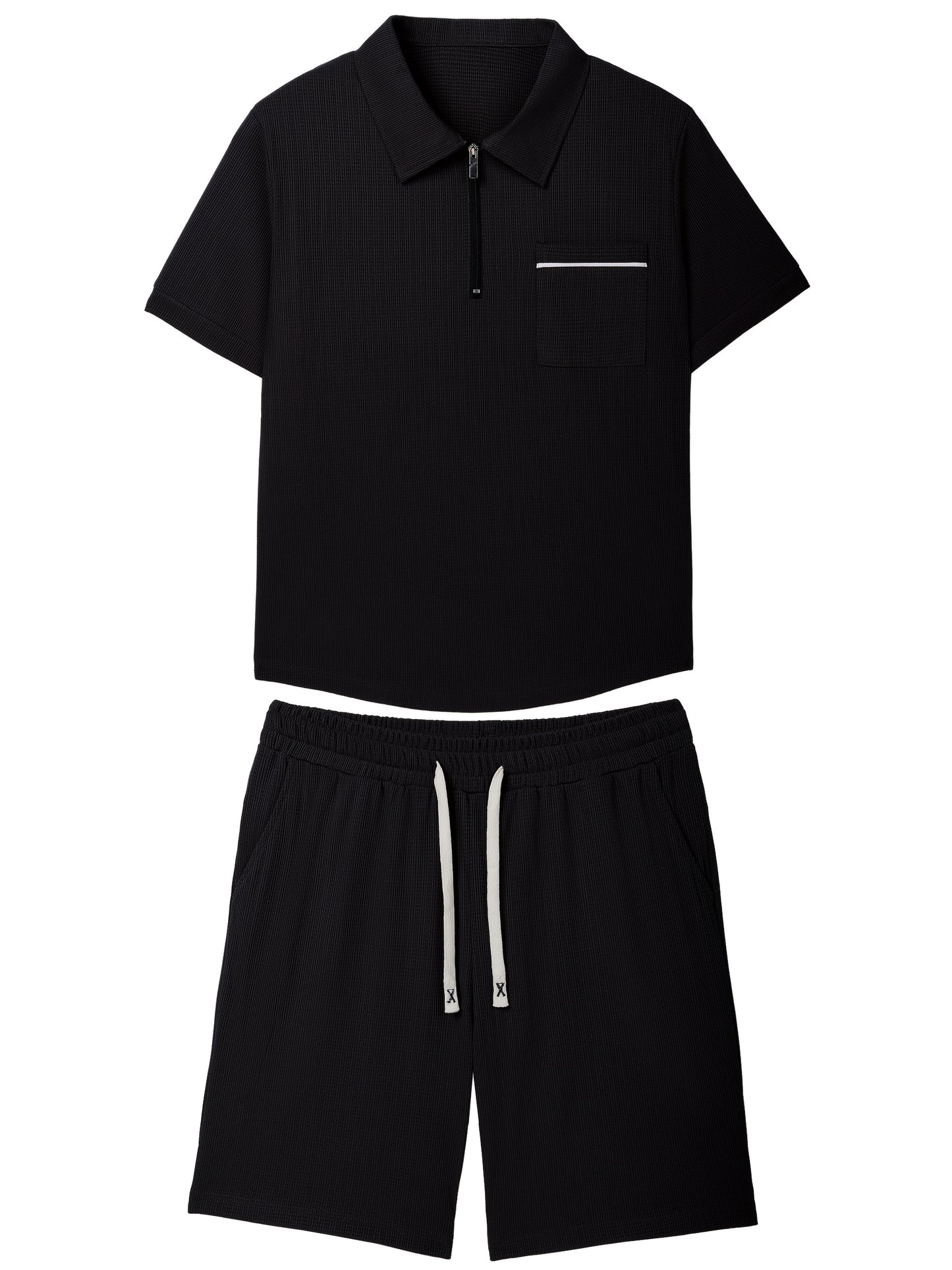Clean, cool, and casual – the perfect summer set for effortless style day and night.