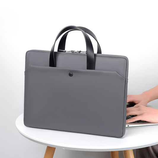 Funda para portátil con película de cuero ultrafina y interior para tableta