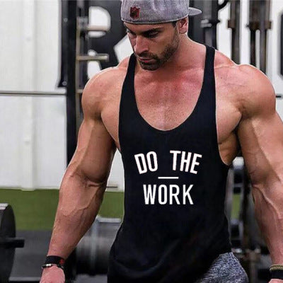 Roupas de musculação para treinamento esportivo muscular sem mangas