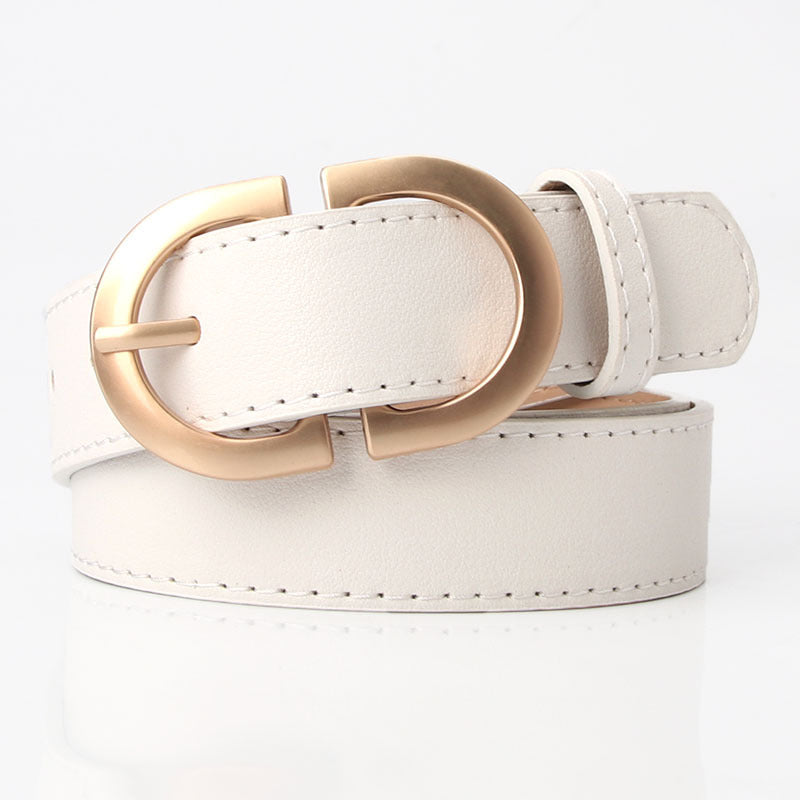 Moda All-match Feminino Corpo Leve Cinto de Cintura