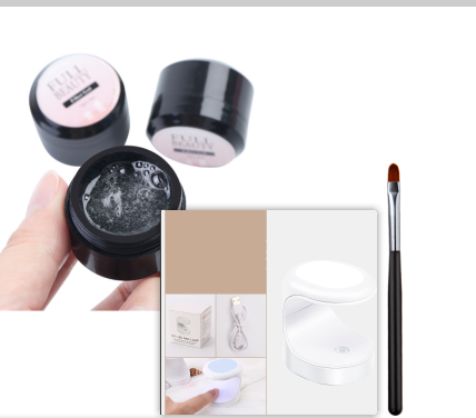 Cola de reparo rachada, gel de extensão de seda, fibra de vidro, poli UV Builder, esmalte em gel, arte de manicure, ferramenta prolongada