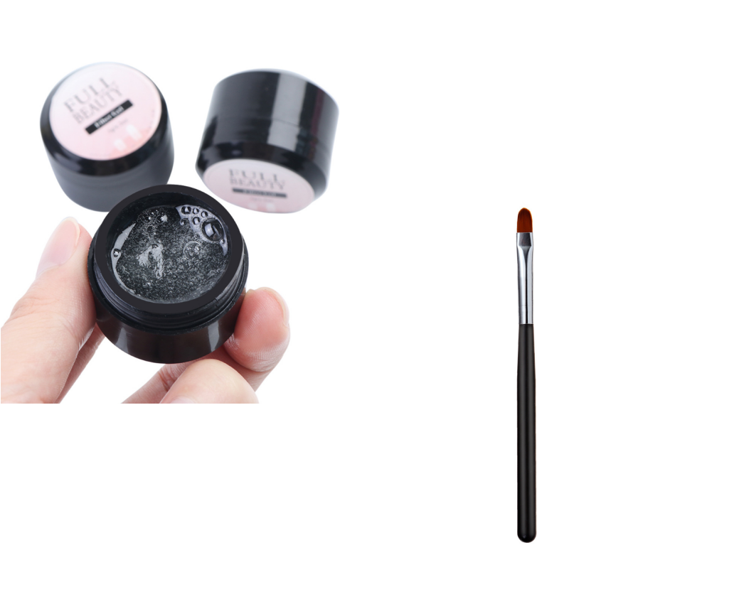 Cola de reparo rachada, gel de extensão de seda, fibra de vidro, poli UV Builder, esmalte em gel, arte de manicure, ferramenta prolongada
