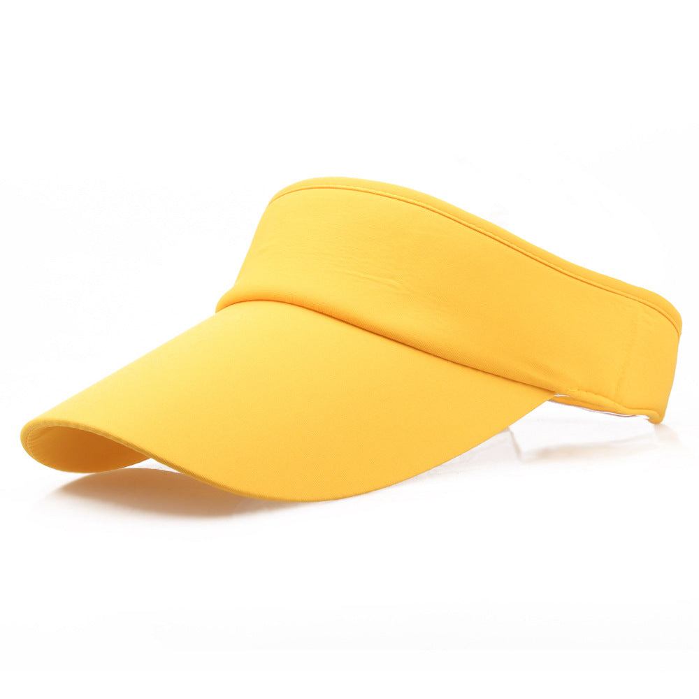 Chapéu de sol Viseira Bonés Verão Praia Chapéu de sol Esporte Faixa de cabeça Clássico Boné Ajustável Chapéu de beisebol com viseira esportiva