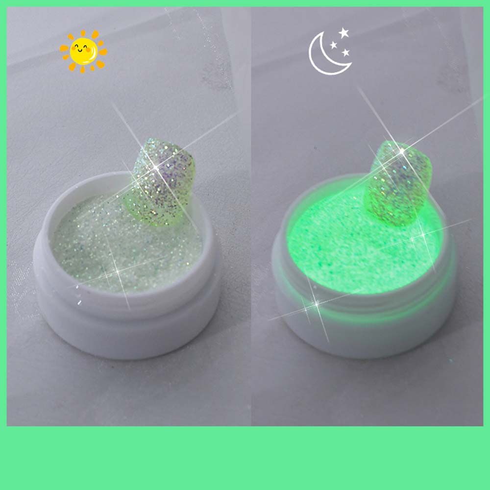 Nail Art Jóias Glowing Sugar Glow Powder