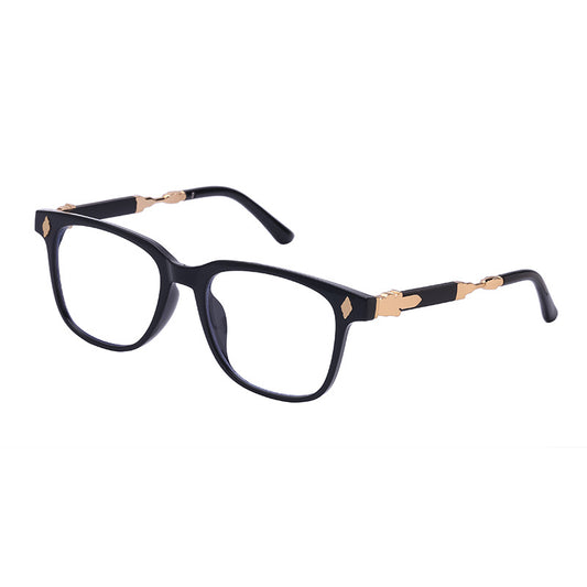 Gafas retro cuadradas con montura antiazul