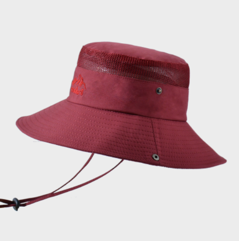 Chapéu de sol de aba grande de cor sólida, proteção para montanhismo ao ar livre