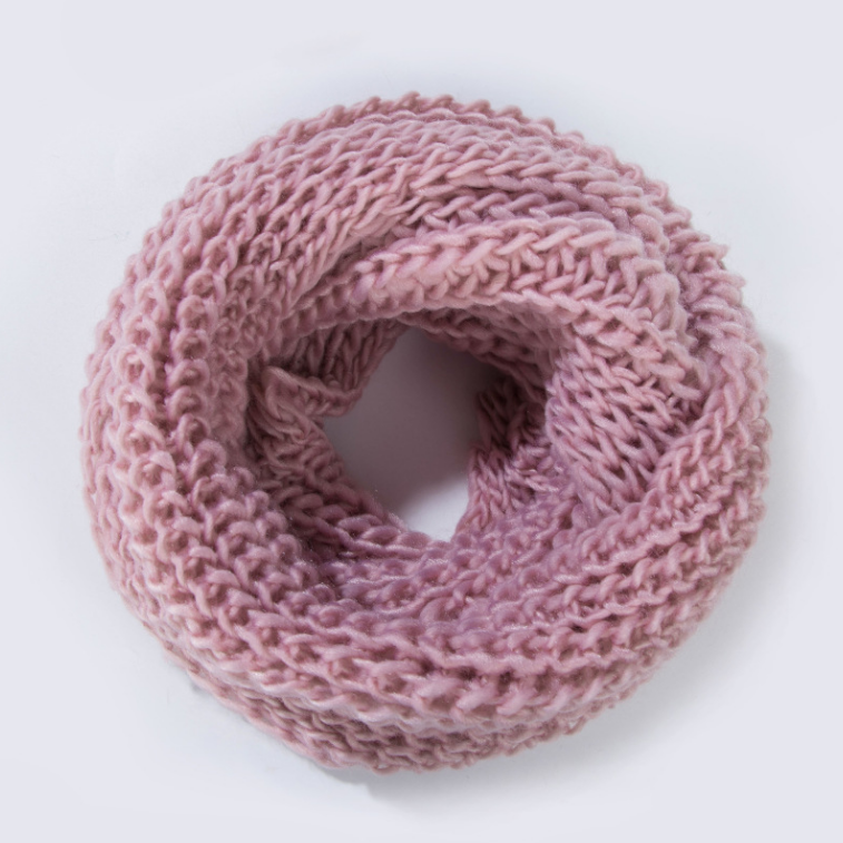 Cachecol feminino acolchoado com capuz, quente e à prova de frio