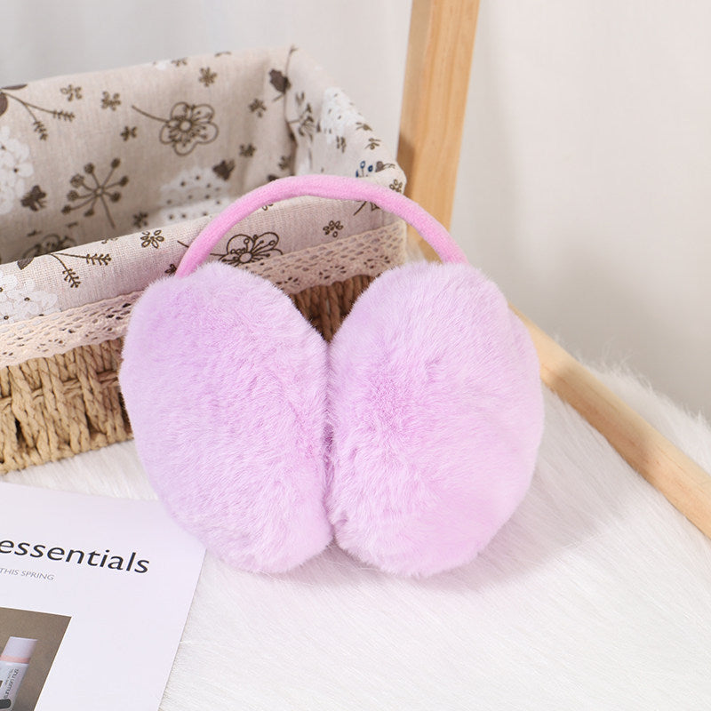 Protetores de ouvido de pelúcia fofos para mulheres de inverno para se manterem aquecidas