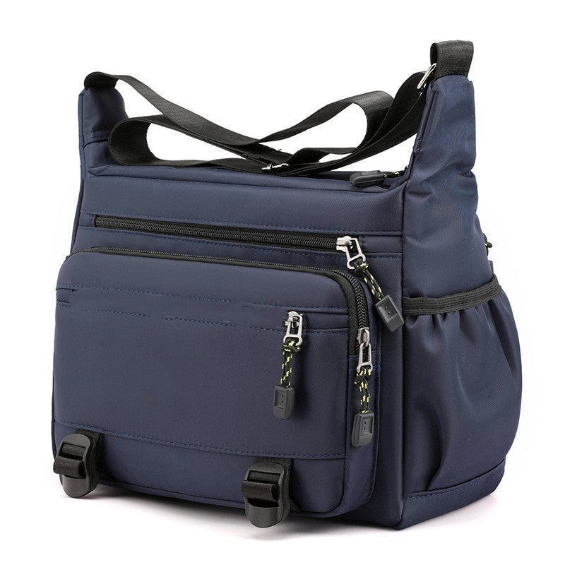 Moda Masculina Casual Bolsa Crossbody de Grande Capacidade