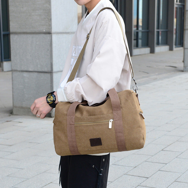 Bolsa de viagem de lona masculina para homens