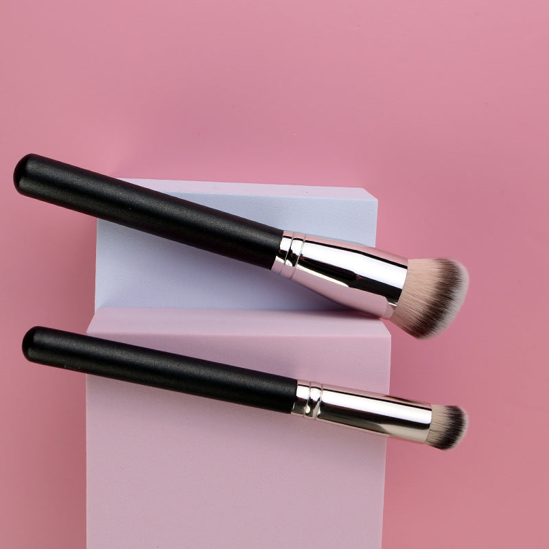 Pincel corretivo de cabelo macio, cosmético que não deixa marcas