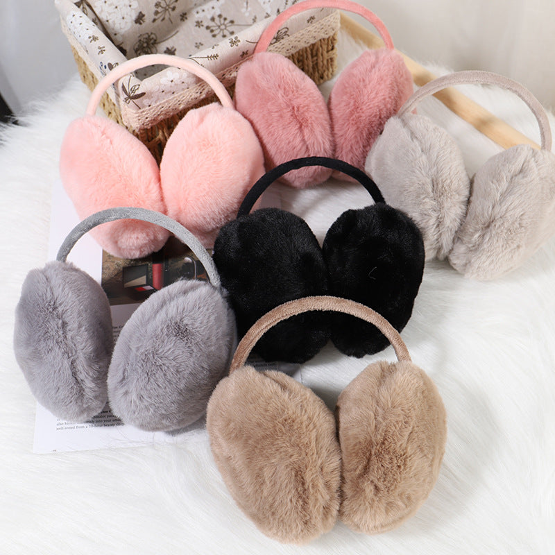 Protetores de ouvido de pelúcia fofos para mulheres de inverno para se manterem aquecidas