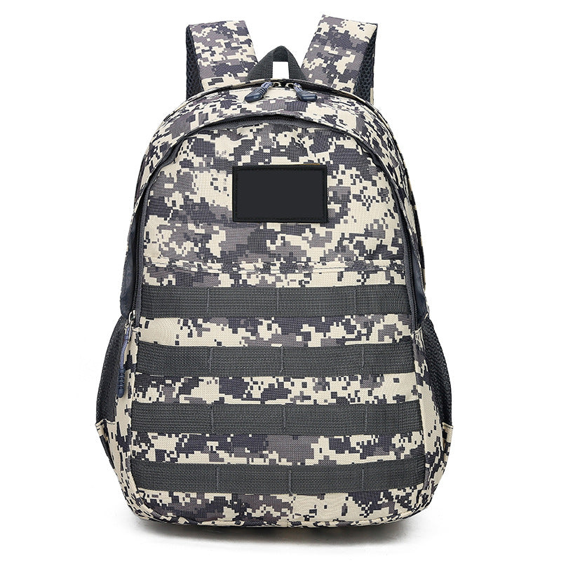Mochila camuflada para atividades ao ar livre, mochila de grande capacidade, bolsa escolar para estudantes, masculina e feminina