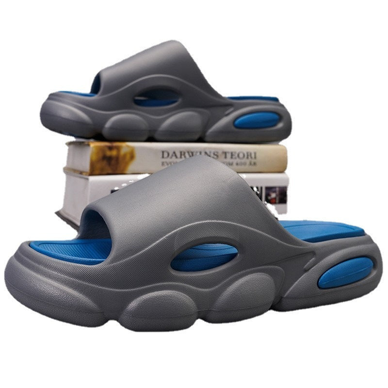 Moda Masculina Casual Plataforma Antiderrapante Chinelos