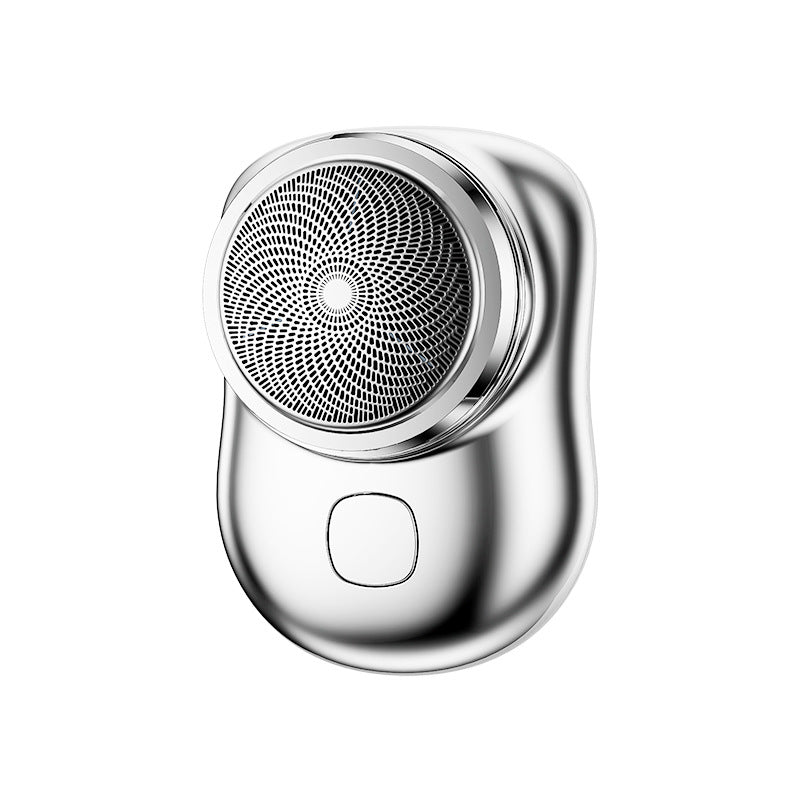 Mini barbeadores faciais portáteis sem fio barbeador elétrico recarregável USB molhado e seco indolor máquina de barbear de tamanho pequeno para homens