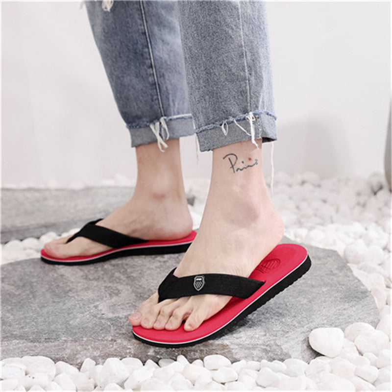 Chinelos de verão masculinos Xiaobei mesmo estilo chinelos de lazer sapatos de praia transfronteiriços sandálias masculinas
