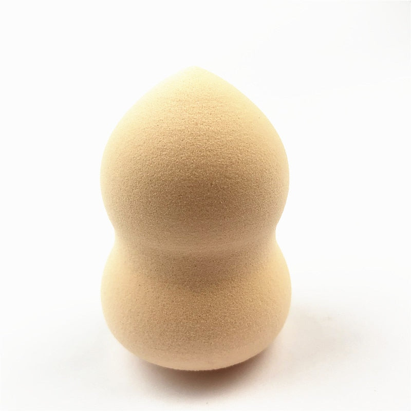 Esponja Puff Gota de Água Molhada e Seca