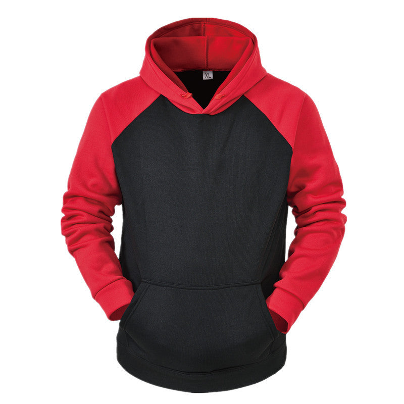 Moletom com capuz casual masculino para outono e inverno.