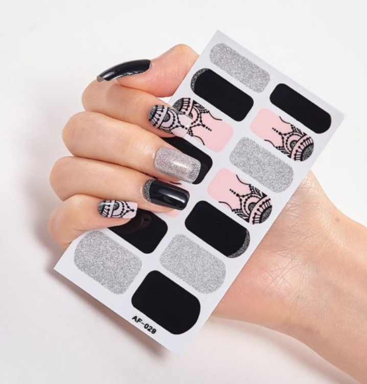 Adesivos para unhas, cola para esmaltes, adesivos para unhas completos