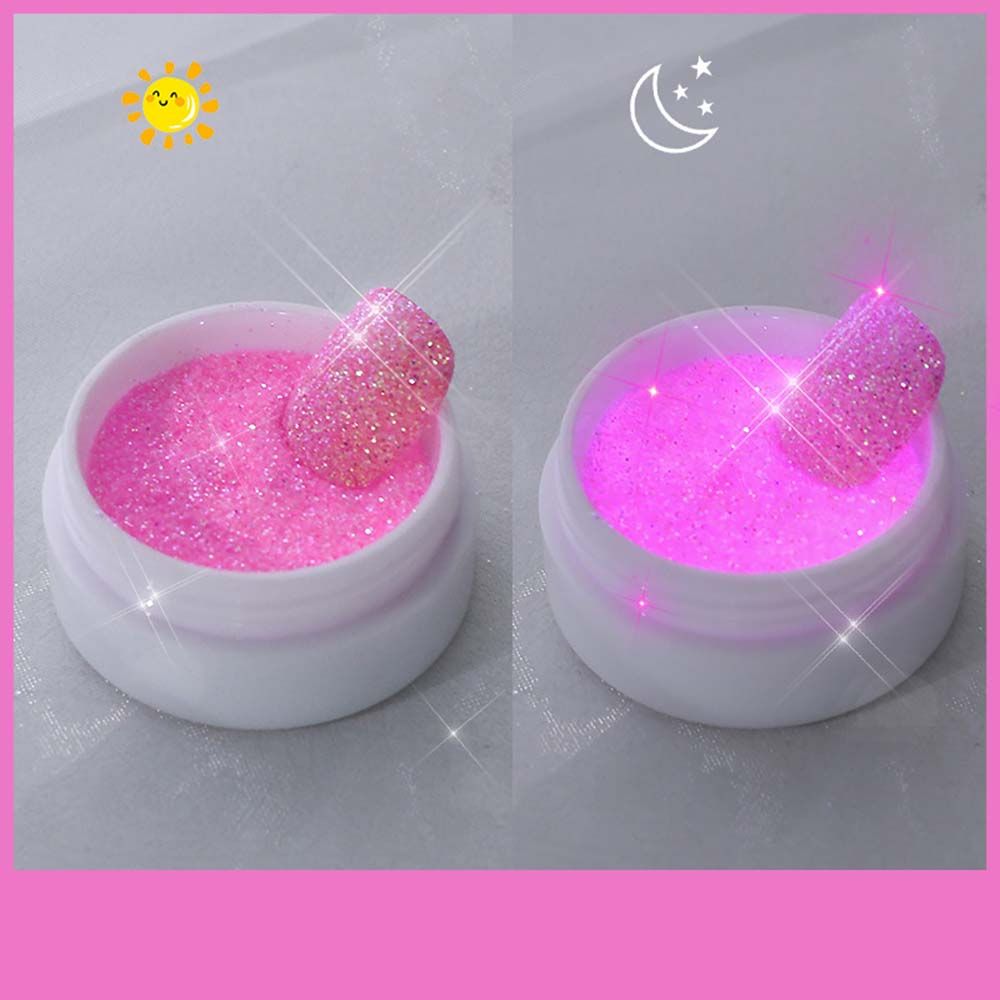 Nail Art Jóias Glowing Sugar Glow Powder