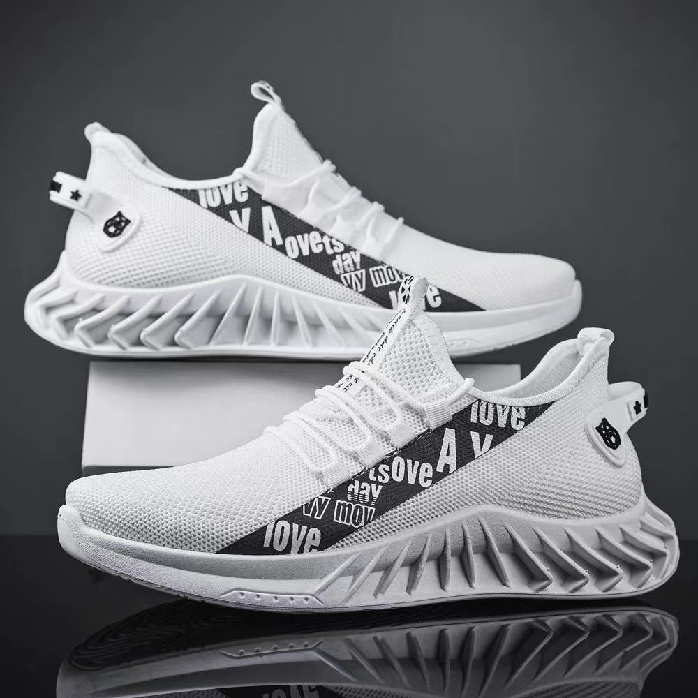 Moda respirável esportes novos sapatos casuais ao ar livre