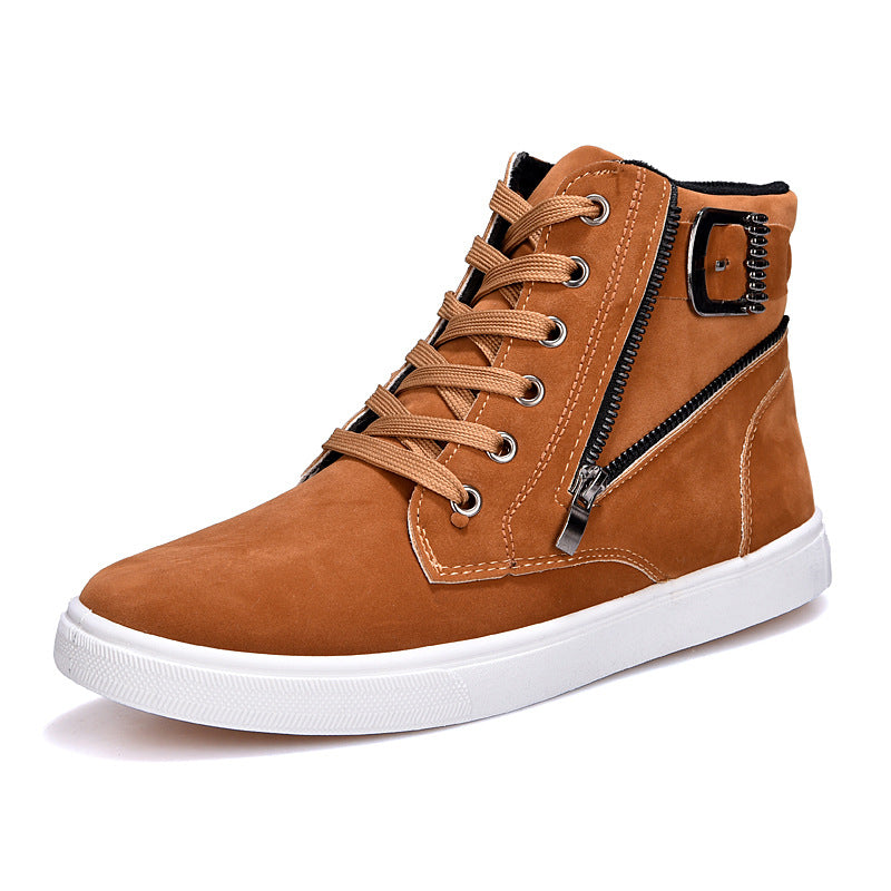 Botas Martin Masculinas Fivela de Cinto Tênis Masculinos da Moda
