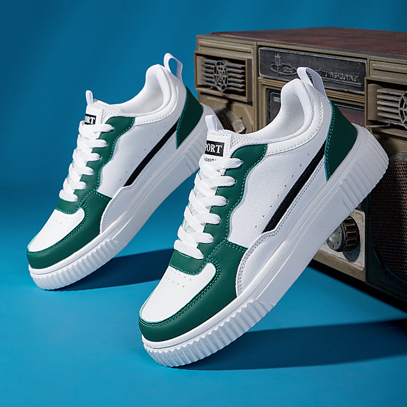 Sapatos brancos versáteis respiráveis ​​estilo coreano para estudantes