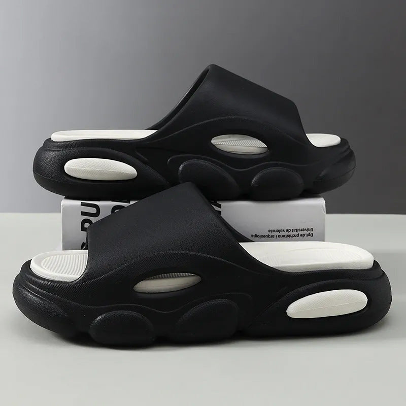 Moda Masculina Casual Plataforma Antiderrapante Chinelos