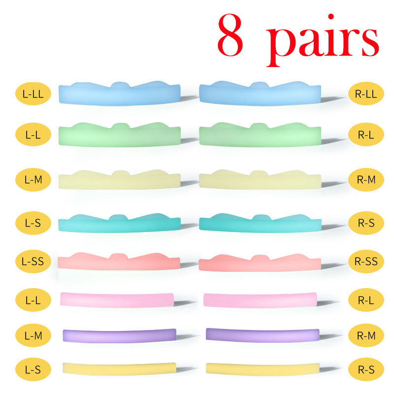 Almofadas de silicone para proteção de cílios
