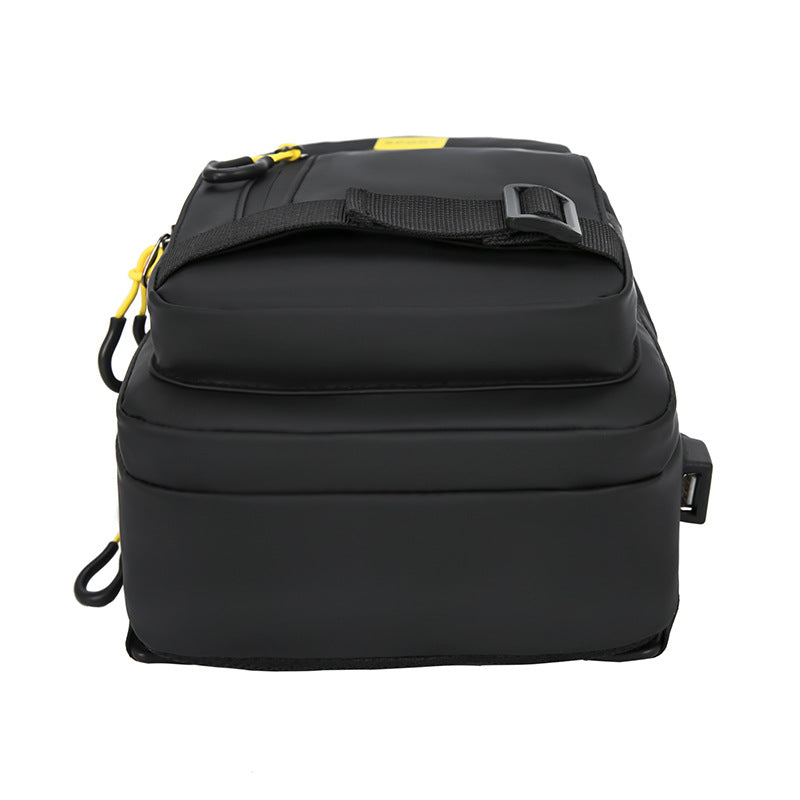 Bolsa de Nylon à prova d'água Bolsa de peito masculina multifuncional