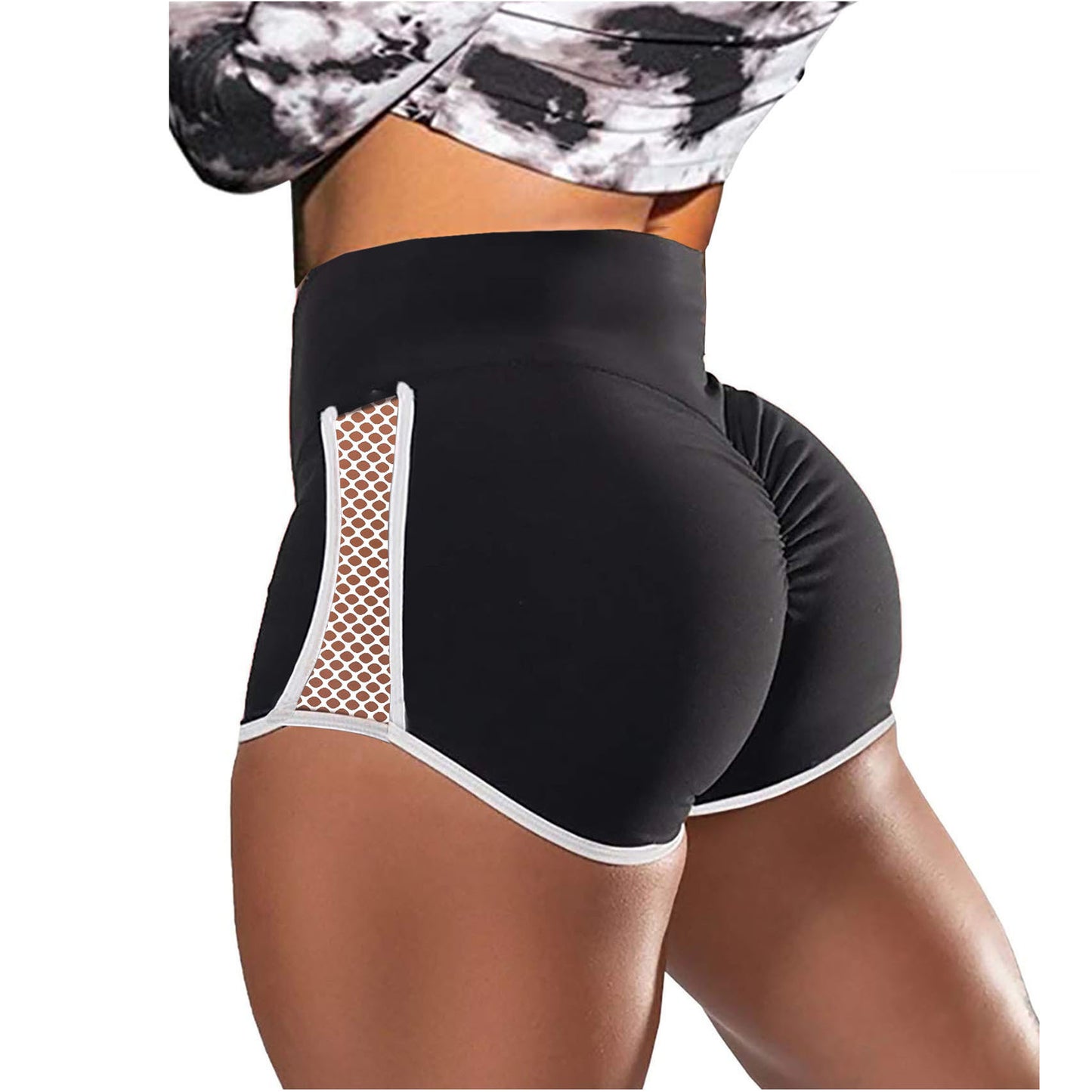 Shorts femininos com costura vazada